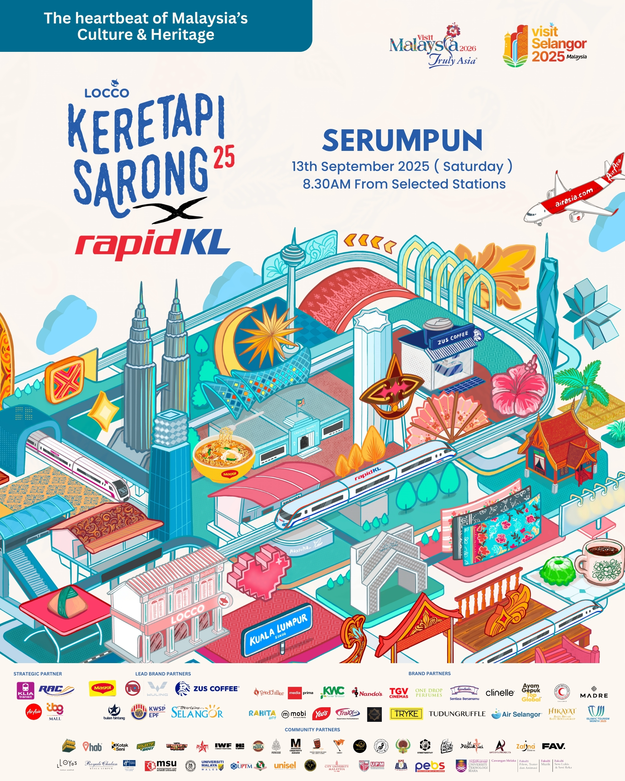 Kereta api sarong